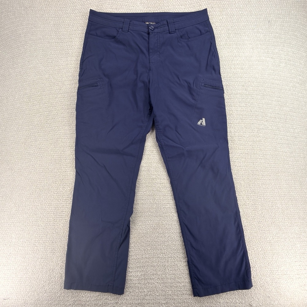 Eddie Bauer First Ascent Guide Pro Pants Womens 12 (32x28) Navy Hiking Stretch